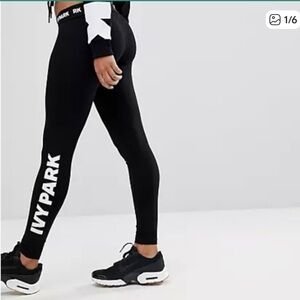 IVY PARK Black High-Waist Leggings